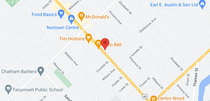 map of 305 St. Clair STREET